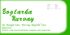 boglarka murvay business card